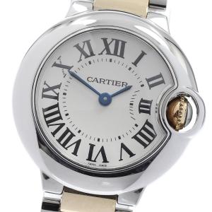 カルティエ CARTIER W69007Z3 バロンブルー SM クォーツ レディース 良品 _966206