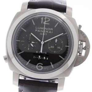 パネライ PANERAI PAM00311 ルミノール 1950 モノプルサンテ 8デイズ GMT クロノグラフ 手巻き メンズ 保証書付き_966341