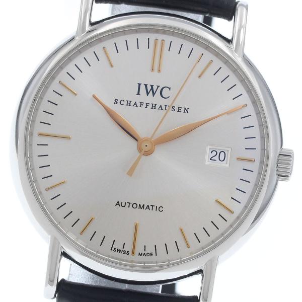 IWC IWC SCHAFFHAUSEN IW356307 ポートフィノ デイト 自動巻き メンズ ...