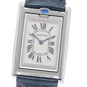 カルティエ CARTIER W1011258 タンクバスキュラント MM クォーツ ボーイズ 保証書付き_967310