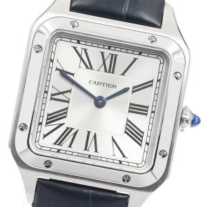 カルティエ CARTIER WSSA0086 サントスデュモン SM クォーツ レディース 極美品 箱・保証書付き_967407