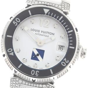 ルイ・ヴィトン LOUIS VUITTON Q113C タンブール ダイビング ダイヤモンド デイト 11P 自動巻き メンズ 内箱付き_967660