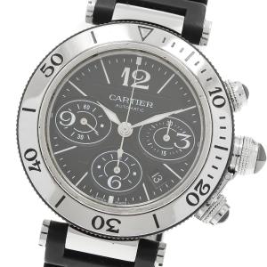 カルティエ CARTIER W31088U2 パシャ シータイマー クロノ デイト 自動巻き メンズ _967688