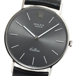 ロレックス ROLEX 3833/9 チェリーニ K18WG Cal.1600 手巻き メンズ 良品 メーカーOH済み_967777