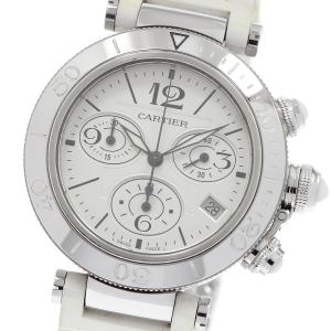 カルティエ CARTIER W3140005 パシャ シータイマー デイト クロノグラフ クォーツ ボーイズ _967884