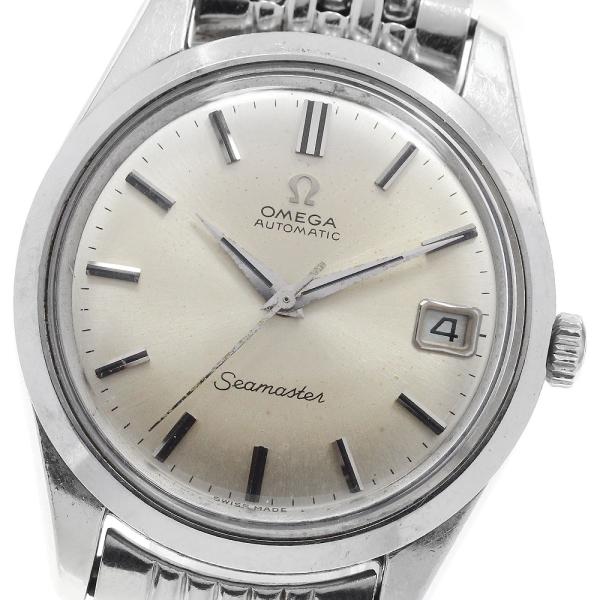 オメガ OMEGA 166.010 シーマスター デイト cal.565 ライスブレスレット 自動巻...