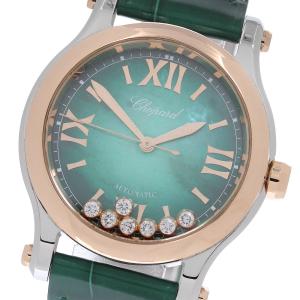 ショパール Chopard 278578-6002 ハッピースポーツ 7Pダイヤ 自動巻き メンズ 美品 箱付き_968170