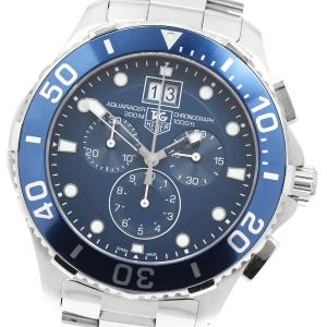 タグホイヤー TAG HEUER CAN1011.BA0821 アクアレーサー ビッグデイト クロノグラフ クォーツ メンズ _968216