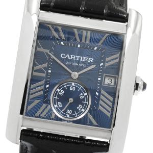 カルティエ CARTIER WSTA0010 タンクMC LM デイト 自動巻き メンズ 良品 保証書付き_968433