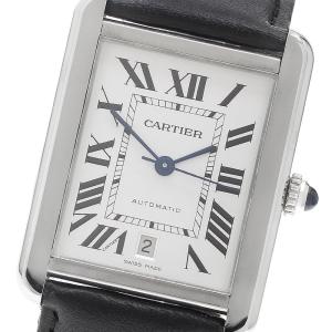 カルティエ CARTIER W5200027 タンクソロ XL デイト 自動巻き メンズ 美品 保証書付き_968434