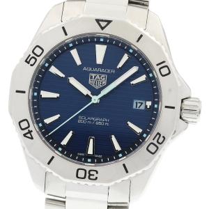 タグホイヤー TAG HEUER WBP1113 アクアレーサー プロフェッショナル200 ソーラーグラフ ソーラー メンズ 美品 _968681