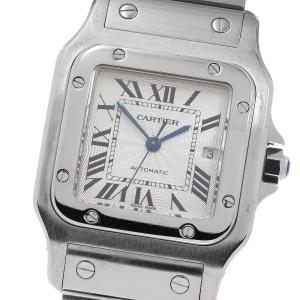 カルティエ CARTIER W20055D6 サントスガルベLM デイト 自動巻き メンズ _968793