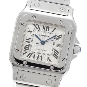 カルティエ CARTIER W20055D6 サントスガルベLM デイト 自動巻き メンズ 保証書付き_968804