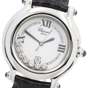 ショパール Chopard 27/8238-23 ハッピースポーツ 7Pダイヤ クォーツ レディース _968810