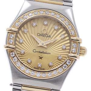 オメガ OMEGA 111.25.23.60.58.001 コンステレーション 160周年記念モデル 12P ダイヤベゼル クォーツ レディース 保証書付き_968860