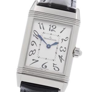 ジャガー・ルクルト JAEGER-LECOULTRE 256.8.75/Q2568403 レベルソ デュエット クラシック 手巻き レディース 良品 保証書付き_968891
