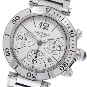 カルティエ CARTIER W31089M7 パシャ シータイマー デイト クロノグラフ 自動巻き メンズ _968983