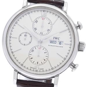 IWC IWC SCHAFFHAUSEN IW391007 ポートフィノ クロノグラフ デイデイト 自動巻き メンズ 保証書付き_969016