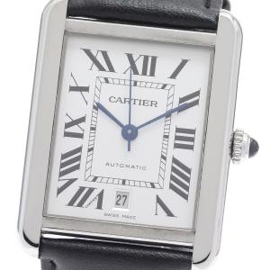 カルティエ CARTIER W5200027 タンクソロ XL デイト 自動巻き メンズ 保証書付き_969361