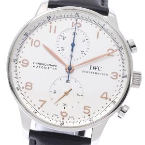 IWC SCHAFFHAUSEN IW371401 ポルトギーゼ クロノグラフ 自動巻き メンズ 保証書付き_969454
