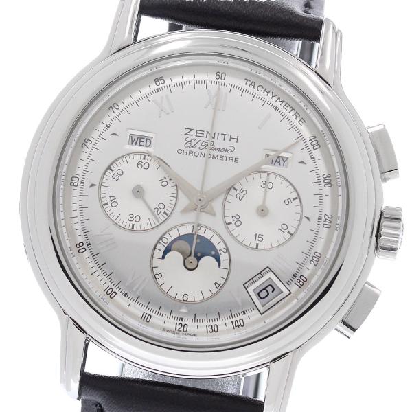 ゼニス ZENITH 14/01.0240.410 クロノマスター エル・プリメロ ムーンフェイズ ...