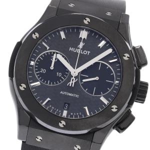 ウブロ HUBLOT 521.CM.1770.RX クラシックフュージョン ブラックマジック デイト クロノグラフ 自動巻き メンズ _969569