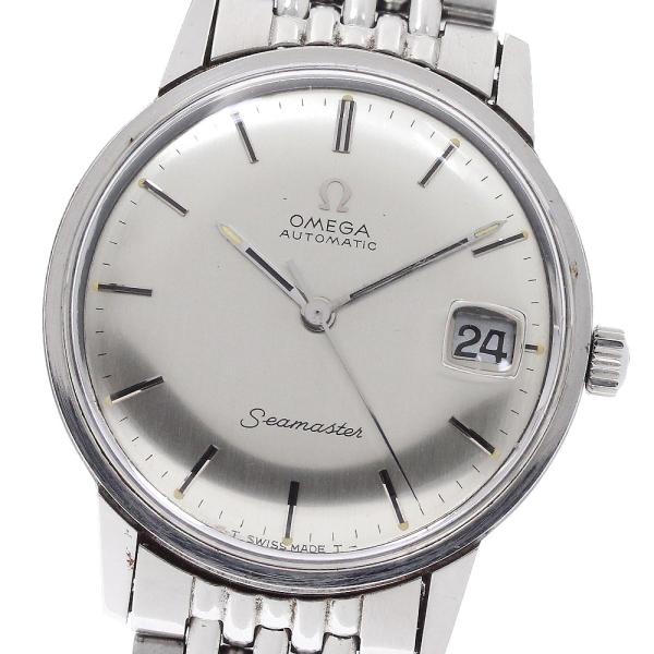 オメガ OMEGA 166.037SP シーマスター デイト cal.565 ライスブレスレット 自...
