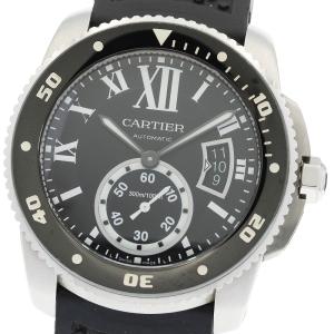 カルティエ CARTIER W7100056 カリブル ドゥ カルティエ ダイバー デイト スモールセコンド 自動巻き メンズ _970701