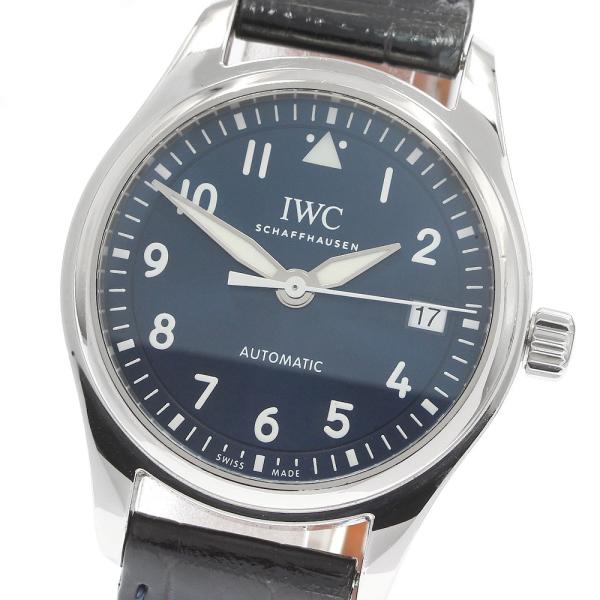 ベルト訳あり IWC IWC SCHAFFHAUSEN IW324008 パイロットウォッチ オート...