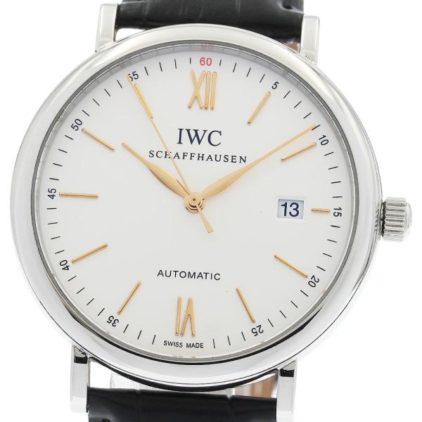 IWC IWC SCHAFFHAUSEN IW356517 ポートフィノ デイト 自動巻き メンズ ...