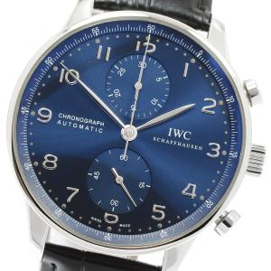 IWC IWC SCHAFFHAUSEN IW371491 ポルトギーゼ クロノグラフ 自動巻き メンズ 保証書付き_971176