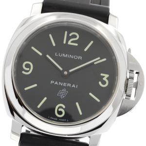 パネライ PANERAI PAM01000 ルミノール ベース ロゴ アッチャイオ 手巻き メンズ 良品 保証書付き_971181
