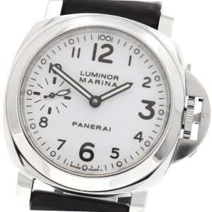 パネライ PANERAI PAM00113 ルミノールマリーナ スモールセコンド 手巻き メンズ 保証書付き_971205