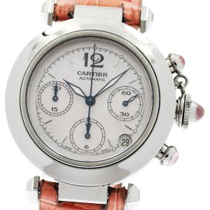カルティエ CARTIER W3106599 パシャC クロノ 2003年 クリスマス限定 自動巻き ボーイズ _972426