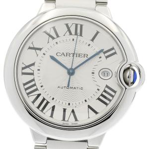 カルティエ CARTIER WSBB0049 バロンブルーLM デイト 自動巻き メンズ 良品 保証書付き_972581