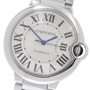 カルティエ CARTIER W6920046 バロンブルー MM 自動巻き ボーイズ _972634