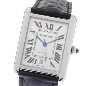 カルティエ CARTIER W5200027 タンクソロ XL デイト 自動巻き メンズ _972656