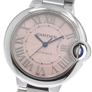 カルティエ CARTIER W6920100 バロンブルー 33mm 自動巻き レディース _972667
