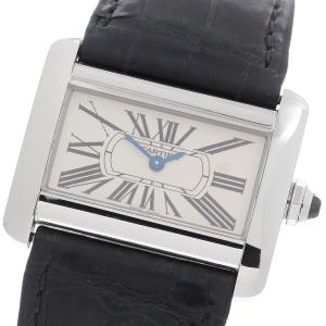 カルティエ CARTIER W6300255 ミニタンクディバン クォーツ レディース _972697
