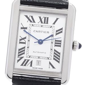 カルティエ CARTIER W5200027 タンクソロ XL デイト 自動巻き メンズ _972711