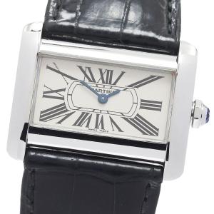 カルティエ CARTIER W6300255 ミニタンクディバン クォーツ レディース _972718