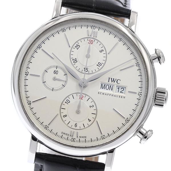 IWC SCHAFFHAUSEN IW391022 ポートフィノ クロノグラフ 自動巻き メンズ 良...
