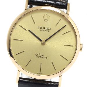 ロレックス ROLEX 4112 チェリーニ K18YG Cal.1601 手巻き メンズ _973092