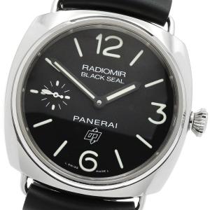 パネライ PANERAI PAM00380 ラジオミール ブラックシール ロゴ スモールセコンド 自動巻き メンズ 保証書付き_973290
