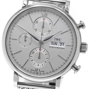 IWC IWC SCHAFFHAUSEN IW391028 ポートフィノ クロノグラフ デイデイト 自動巻き メンズ 美品 保証書付き_973293
