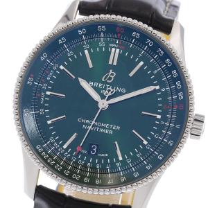 ベルト訳あり ブライトリング BREITLING A17326 ナビタイマー41 デイト 自動巻き メンズ 保証書付き_973425