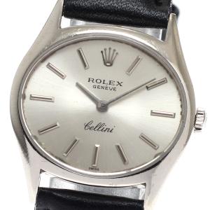 ロレックス ROLEX 3802 チェリーニ K18WG Cal.1600 手巻き レディース _973699