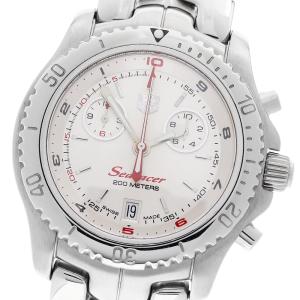 タグホイヤー TAG HEUER CT1114 リンク シーレーサー クロノグラフ デイト クォーツ メンズ _973809