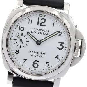パネライ PANERAI PAM00563 ルミノールマリーナ 8DAYS スモールセコンド 手巻き メンズ 保証書付き_974024