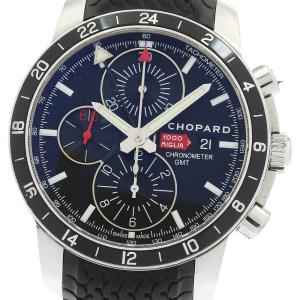 ショパール Chopard 168550-3001 ミッレミリア2012 GMT クロノグラフ 限定2012本 デイト 自動巻き メンズ 保証書付き_974074